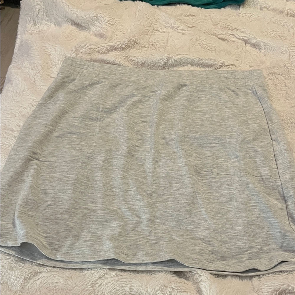 ZYIA Light Gray Mini Skirt